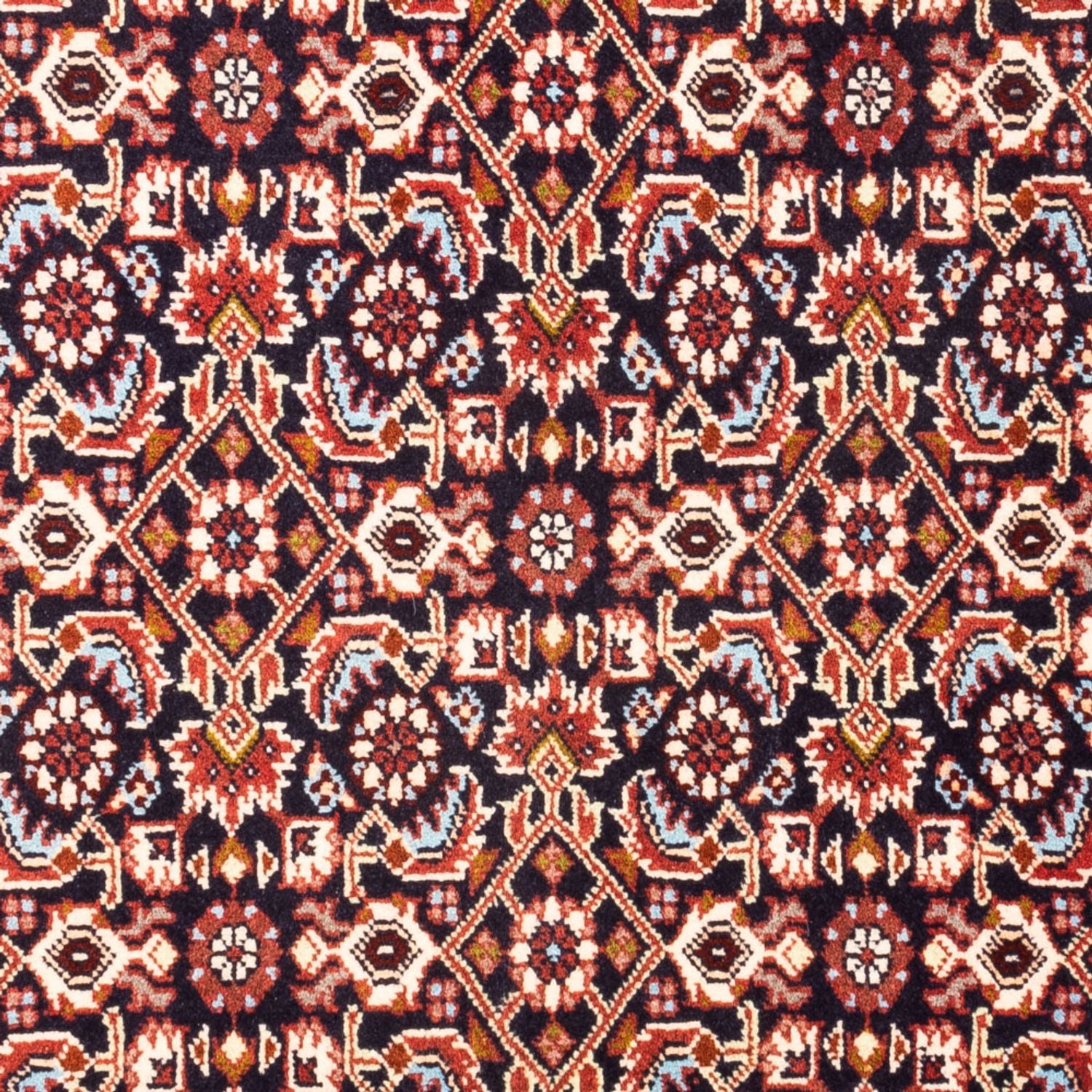 Tapis persan - Bidjar - 98 x 72 cm - bleu foncé