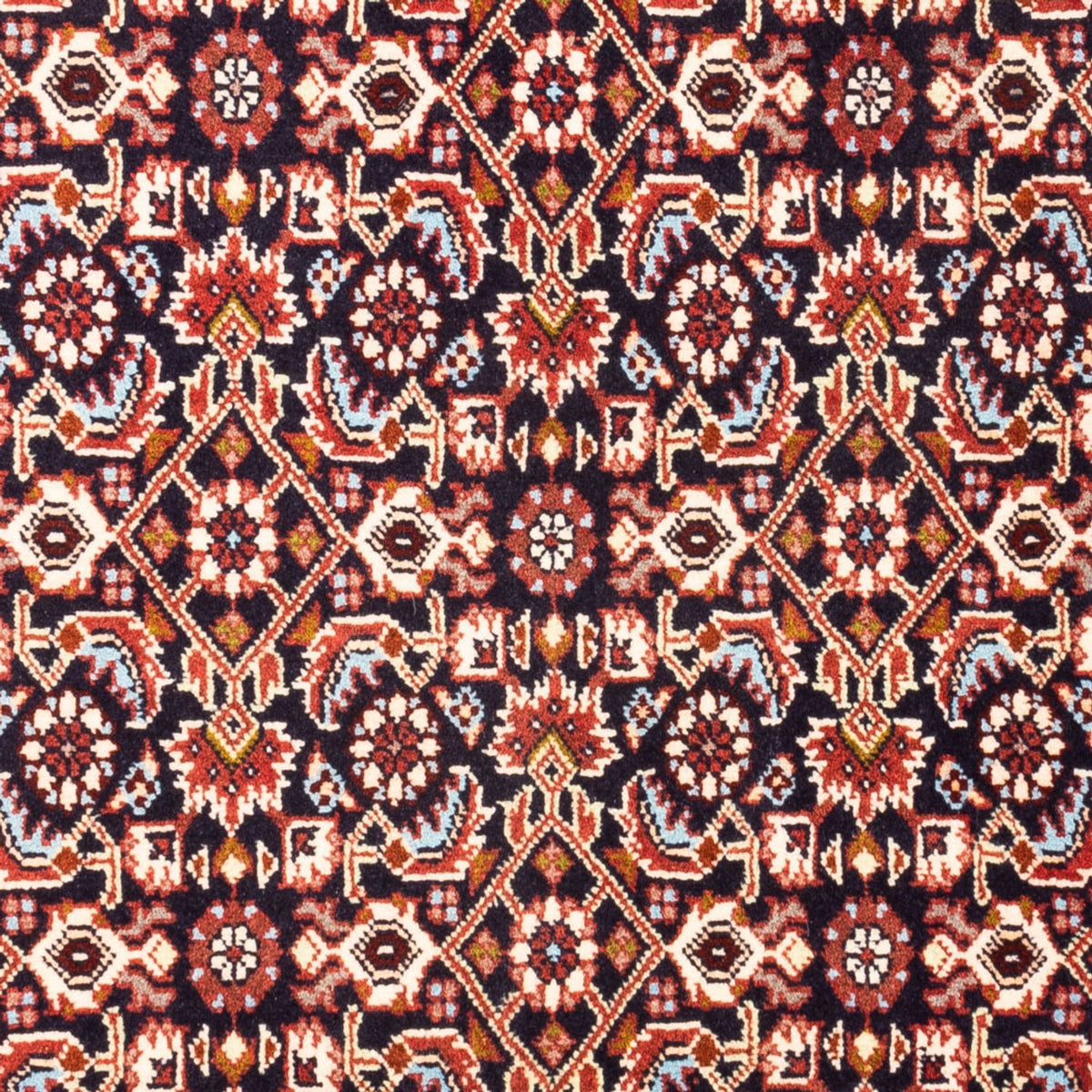 Tapis persan - Bidjar - 98 x 72 cm - bleu foncé