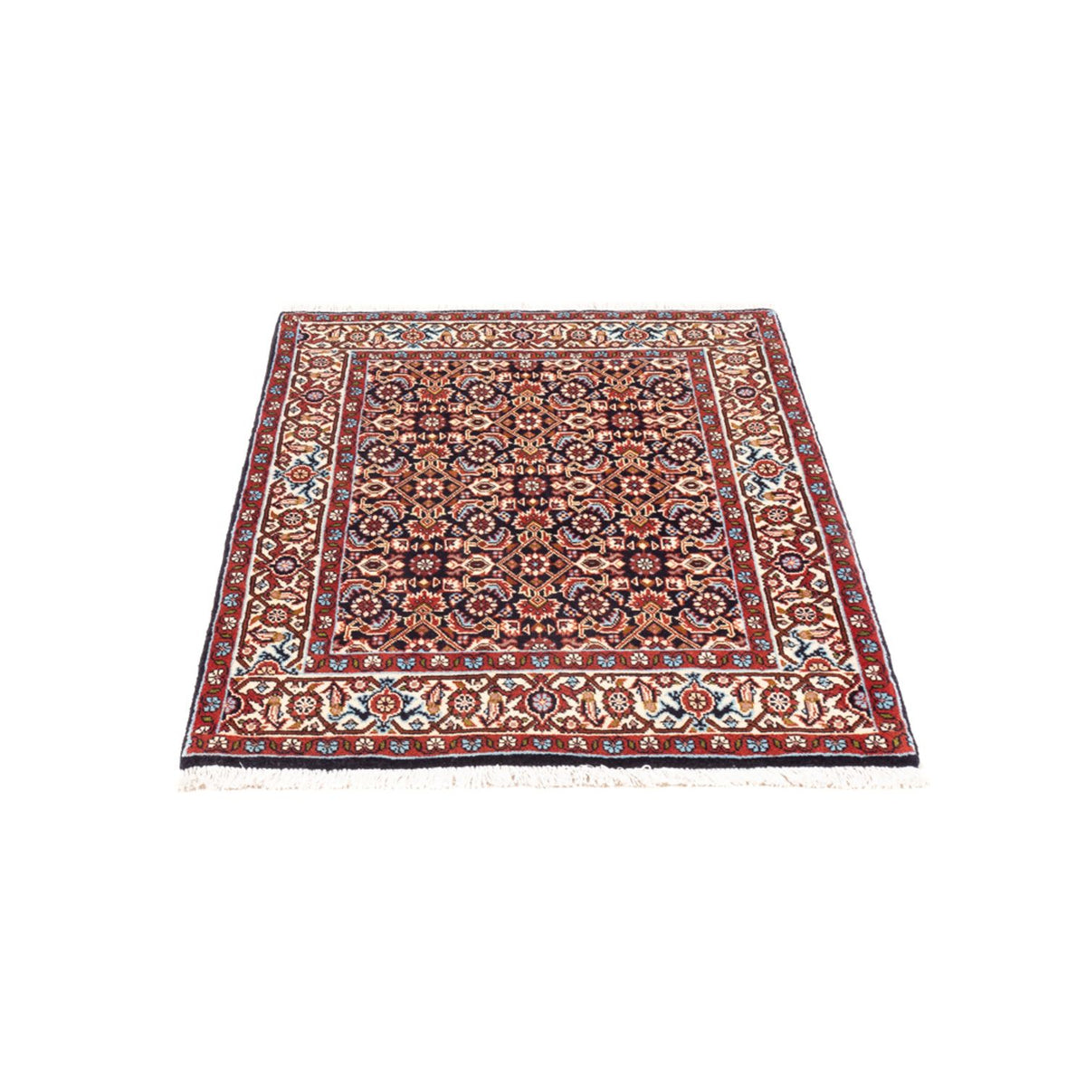 Tapis persan - Bidjar - 98 x 72 cm - bleu foncé