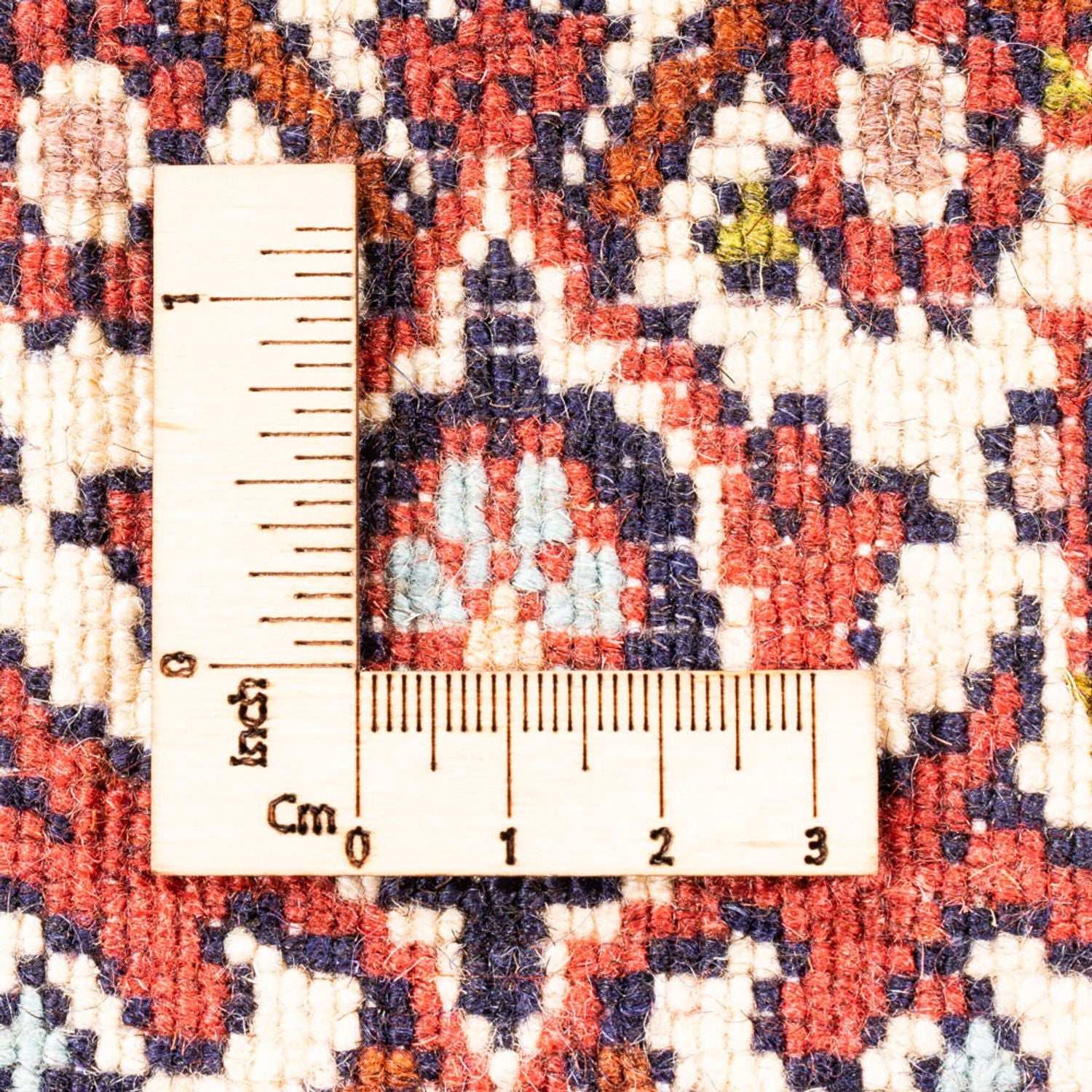Tapis persan - Bidjar - 98 x 72 cm - bleu foncé