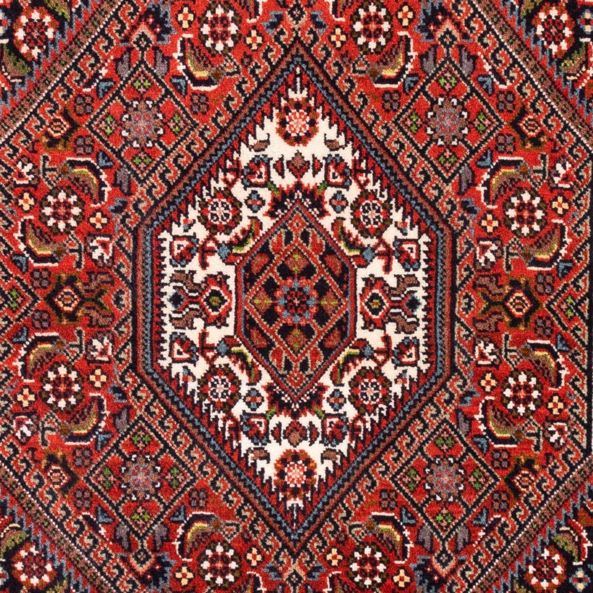 Tapis persan - Bidjar - 104 x 70 cm - rouge
