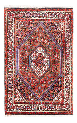 Tapis persan - Bidjar - 104 x 70 cm - rouge