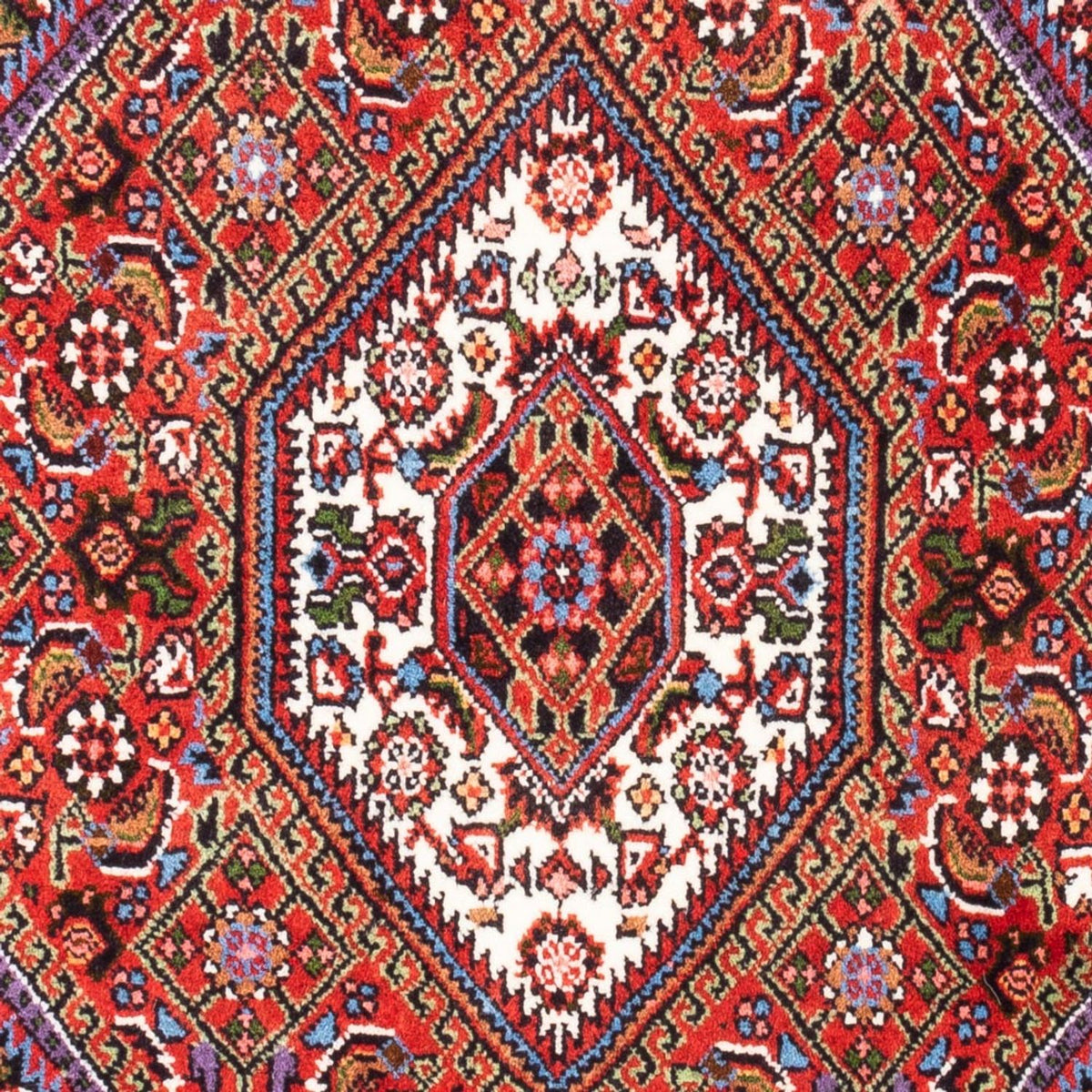 Tapis persan - Bidjar - 104 x 70 cm - rouge
