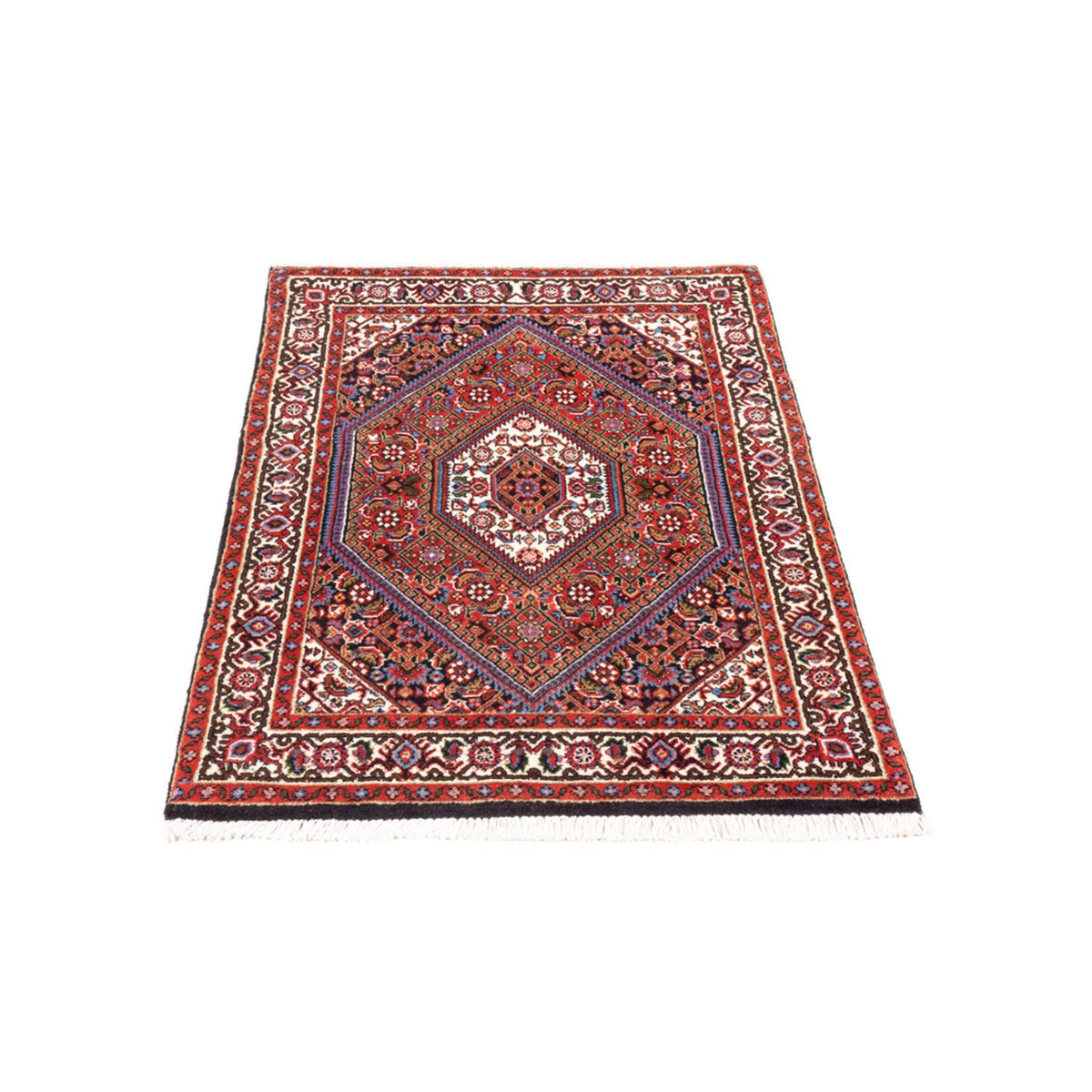 Tapis persan - Bidjar - 104 x 70 cm - rouge