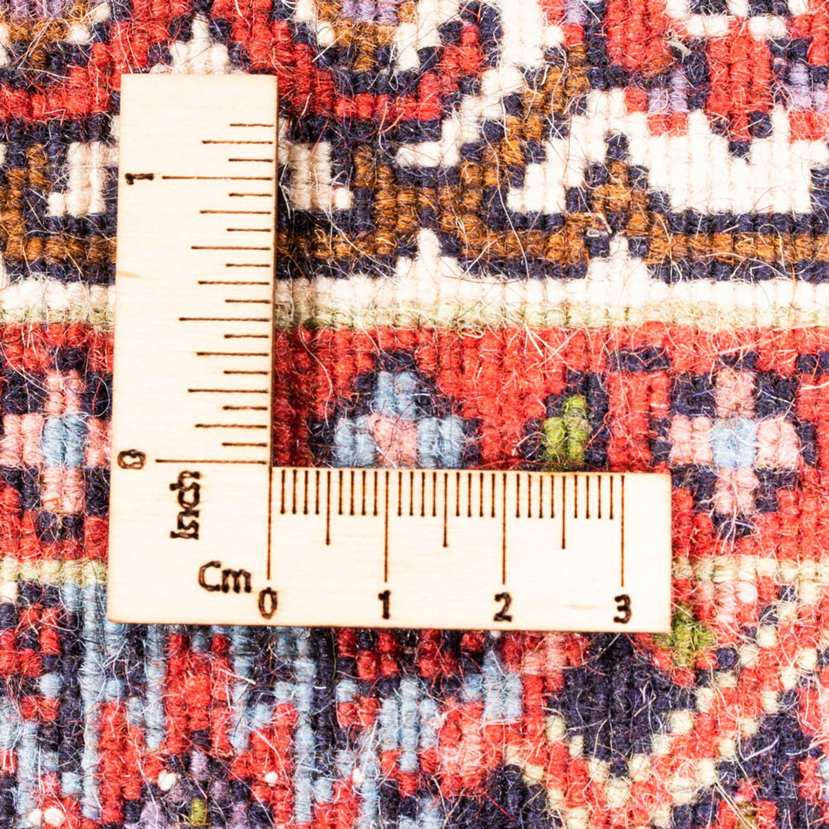 Tapis persan - Bidjar - 104 x 70 cm - rouge