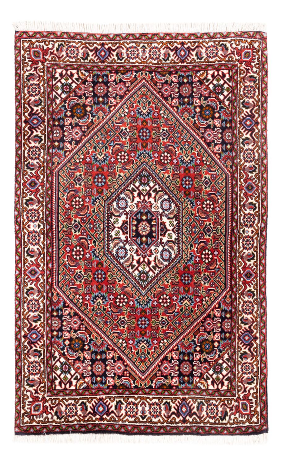 Tapis persan - Bidjar - 102 x 70 cm - rouge