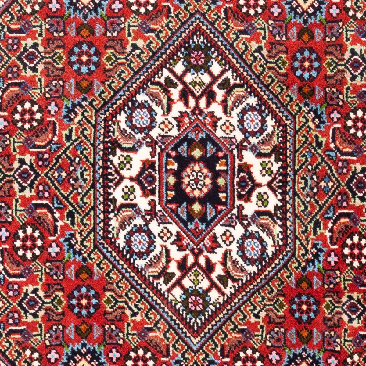 Tapis persan - Bidjar - 102 x 70 cm - rouge