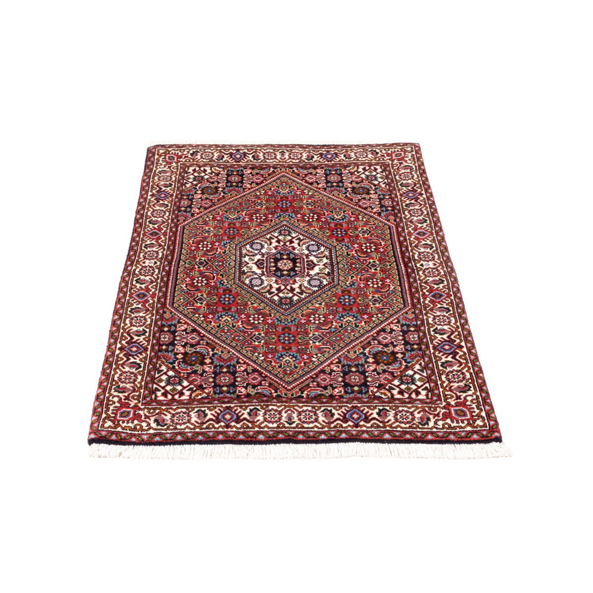 Tapis persan - Bidjar - 102 x 70 cm - rouge