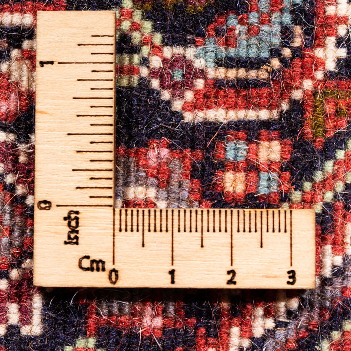 Tapis persan - Bidjar - 102 x 70 cm - rouge