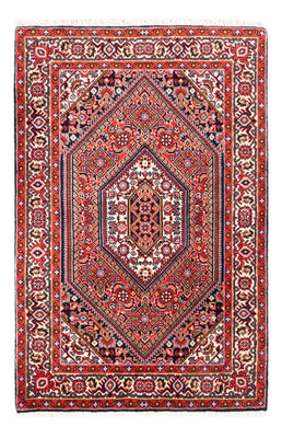 Tapis persan - Bidjar - 103 x 70 cm - rouge