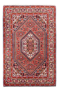 Tapis persan - Bidjar - 103 x 70 cm - rouge