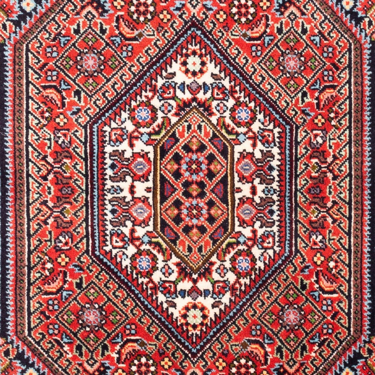 Tapis persan - Bidjar - 103 x 70 cm - rouge