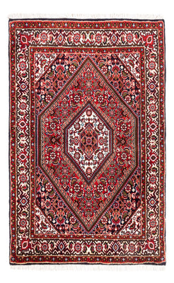 Tapis persan - Bidjar - 104 x 72 cm - rouge