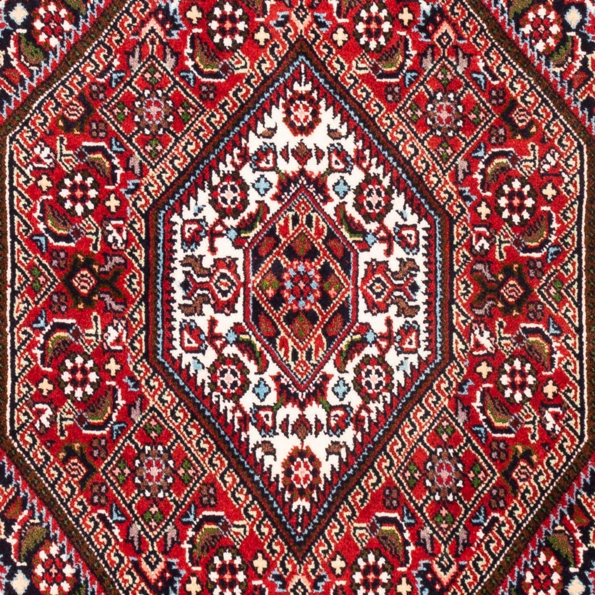 Tapis persan - Bidjar - 104 x 72 cm - rouge