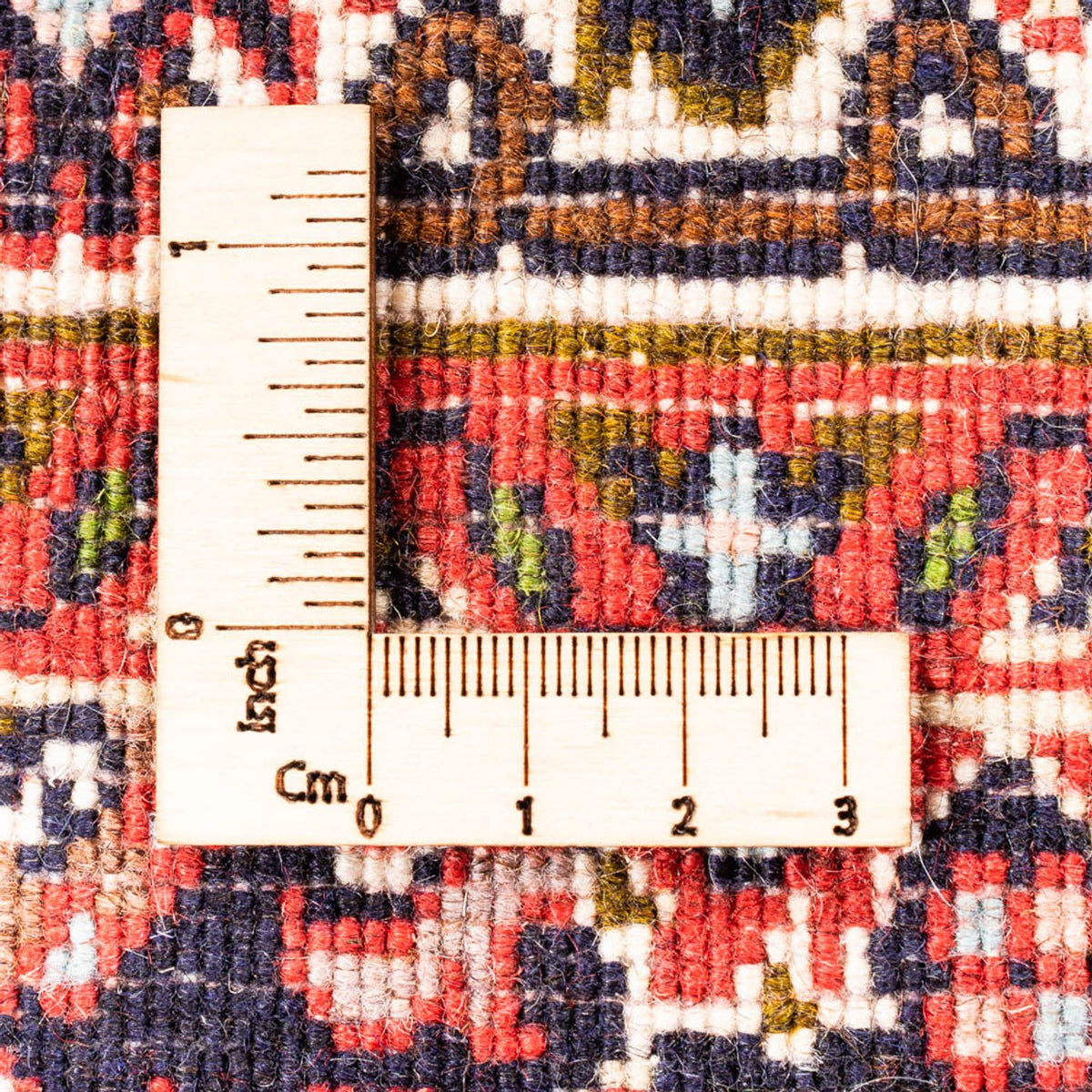 Tapis persan - Bidjar - 104 x 72 cm - rouge