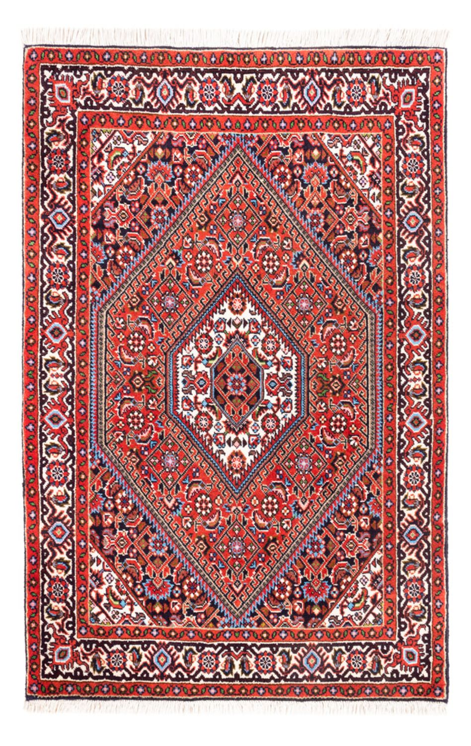 Tapis persan - Bidjar - 104 x 70 cm - rouge