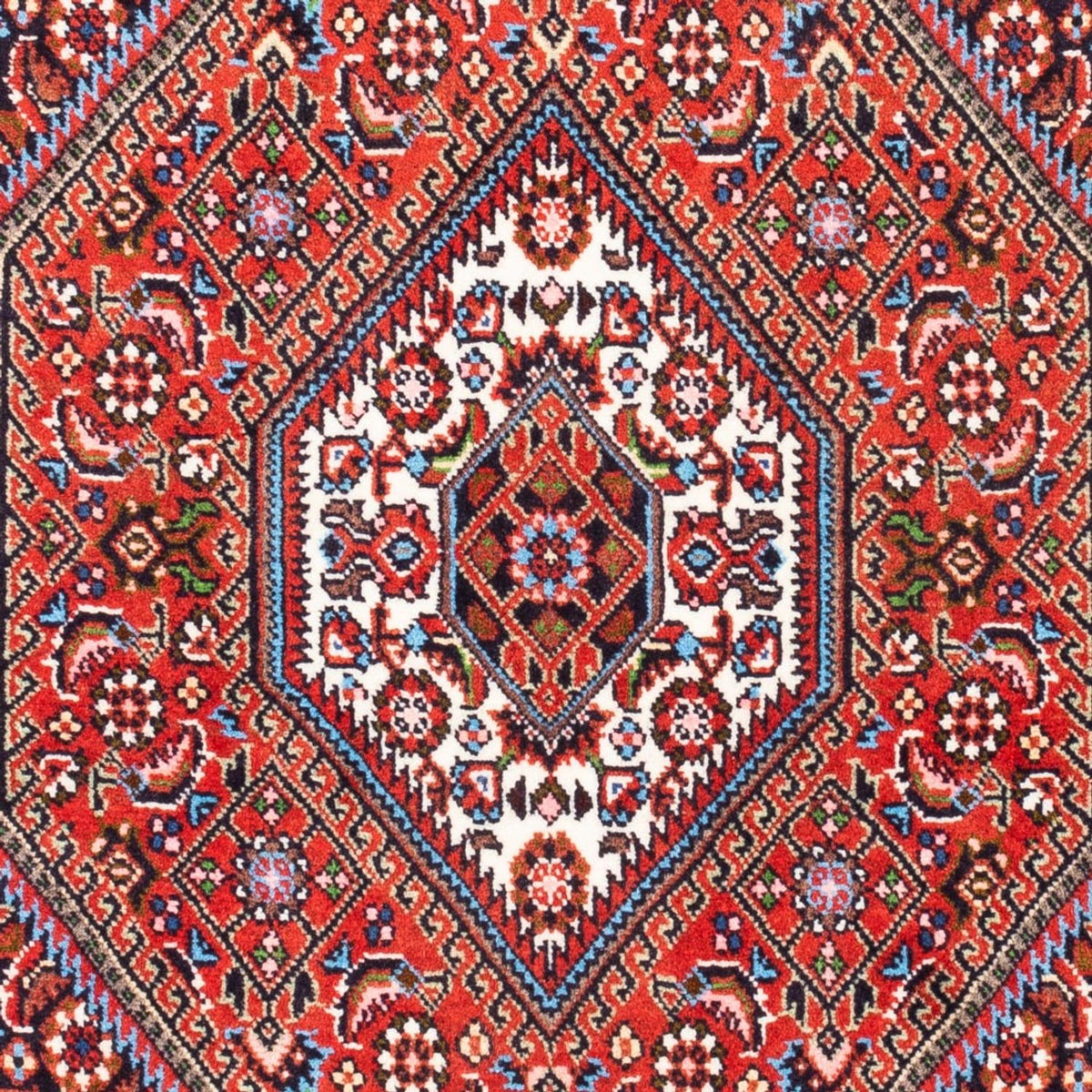 Tapis persan - Bidjar - 104 x 70 cm - rouge
