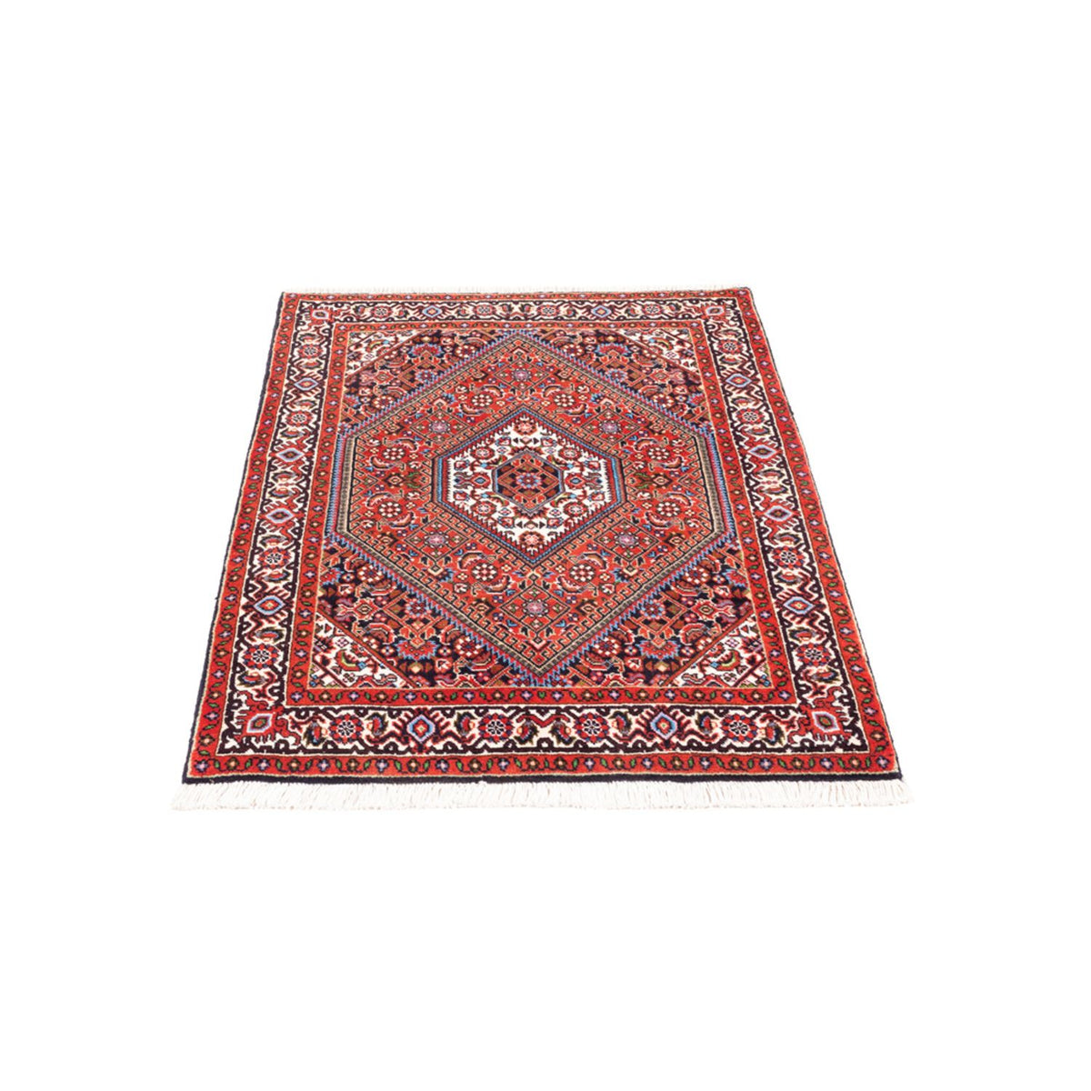 Tapis persan - Bidjar - 104 x 70 cm - rouge