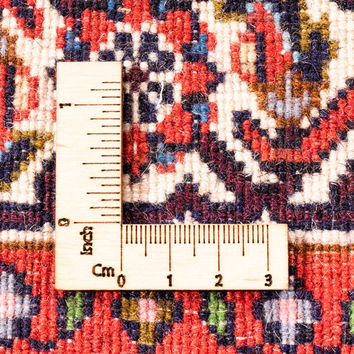 Tapis persan - Bidjar - 104 x 70 cm - rouge