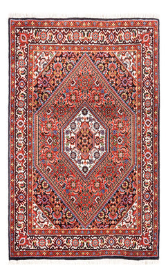 Tapis persan - Bidjar - 104 x 69 cm - rouge