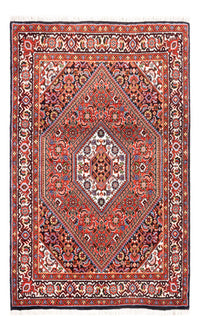 Tapis persan - Bidjar - 104 x 69 cm - rouge