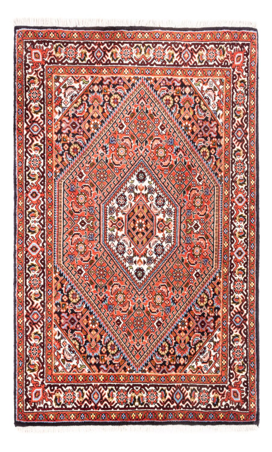 Tapis persan - Bidjar - 105 x 70 cm - rouge