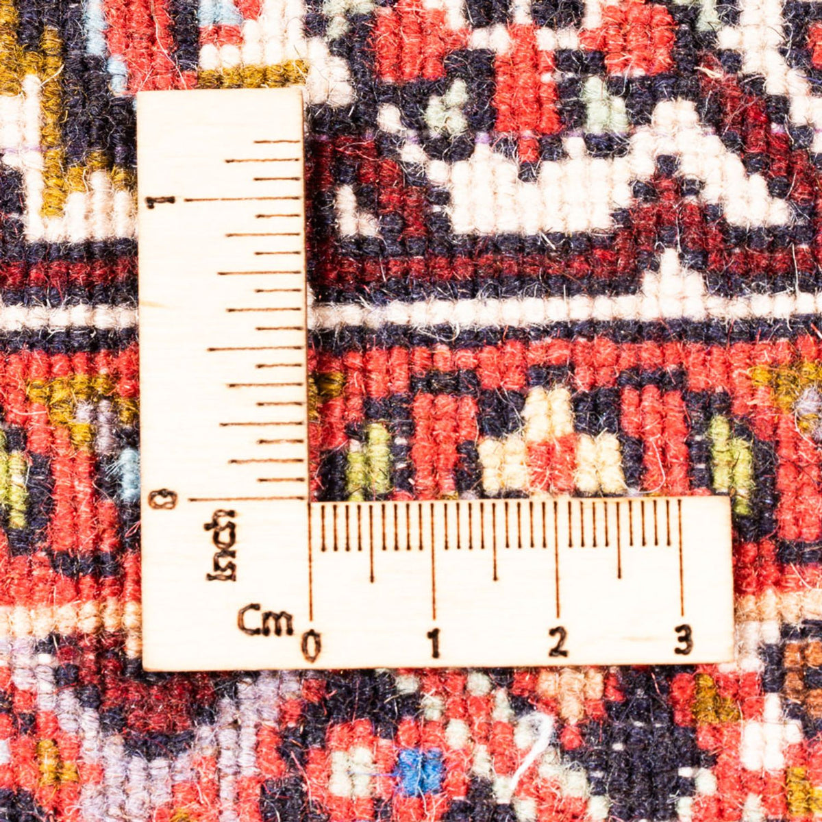 Tapis persan - Bidjar - 105 x 70 cm - rouge