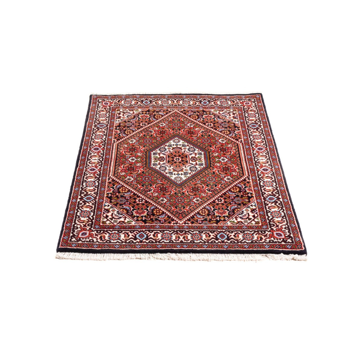 Tapis persan - Bidjar - 104 x 74 cm - rouge