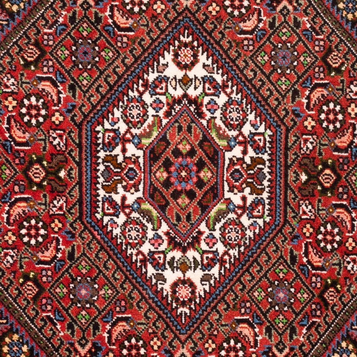 Tapis persan - Bidjar - 98 x 70 cm - rouge