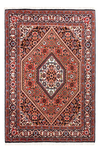 Tapis persan - Bidjar - 105 x 73 cm - rouge