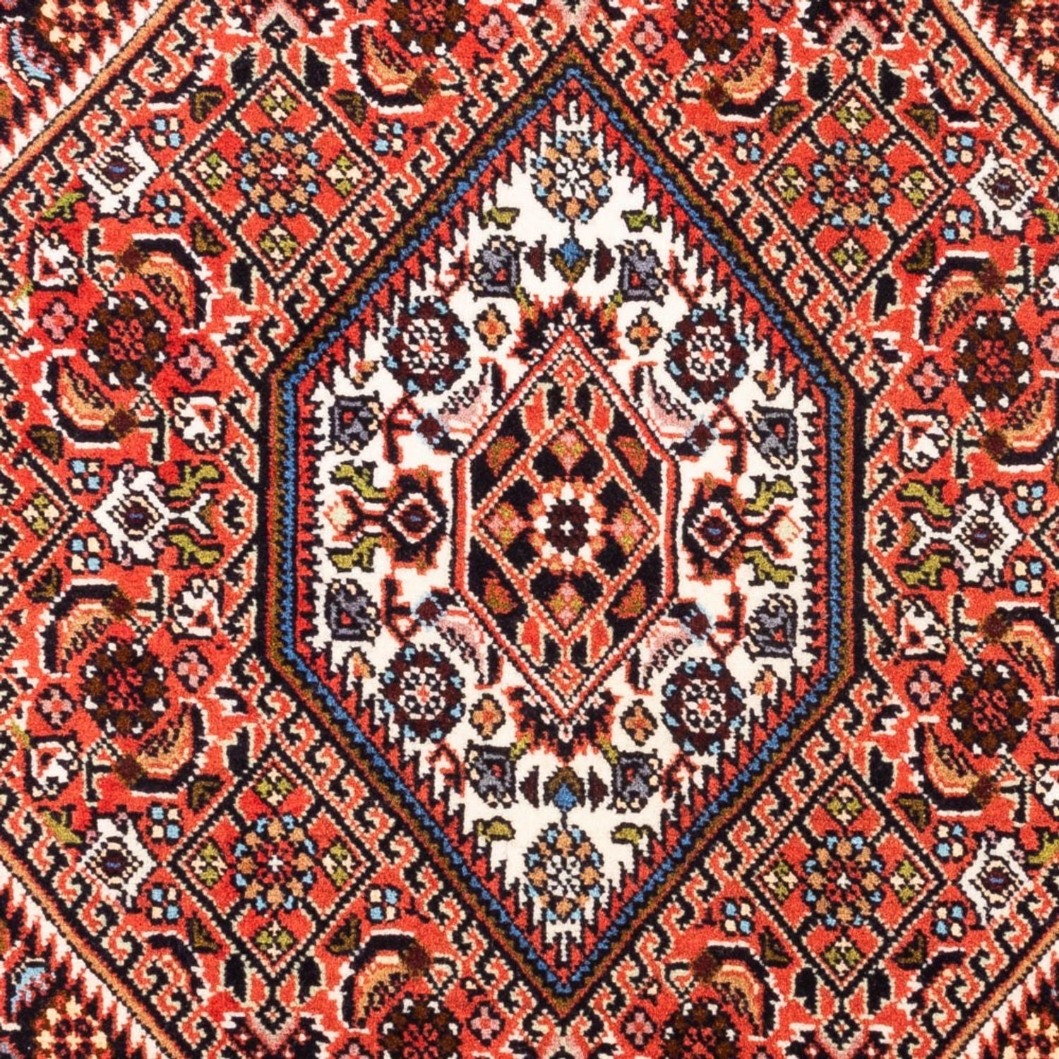 Tapis persan - Bidjar - 105 x 73 cm - rouge