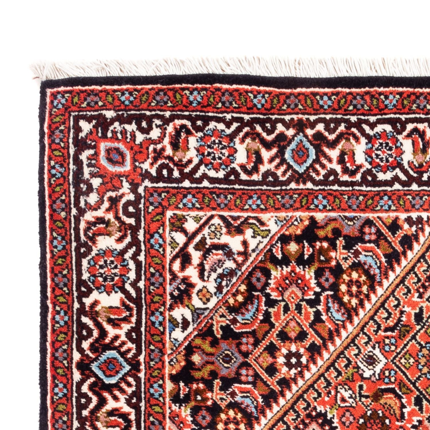 Tapis persan - Bidjar - 105 x 73 cm - rouge