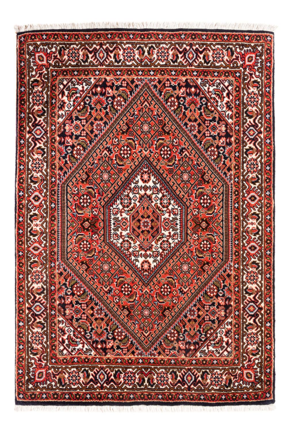 Tapis persan - Bidjar - 104 x 71 cm - rouge