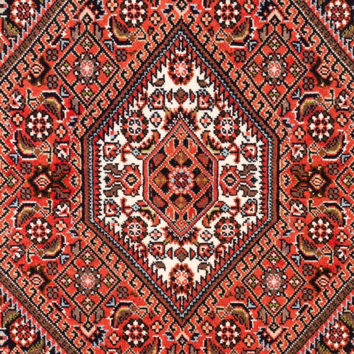 Tapis persan - Bidjar - 104 x 71 cm - rouge