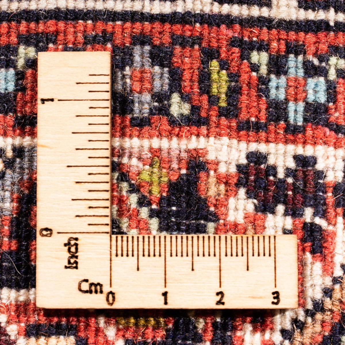 Tapis persan - Bidjar - 104 x 74 cm - rouge