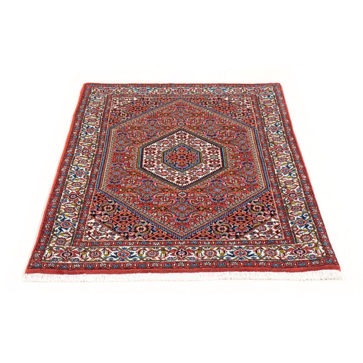 Tapis persan - Bidjar - 138 x 84 cm - rouge