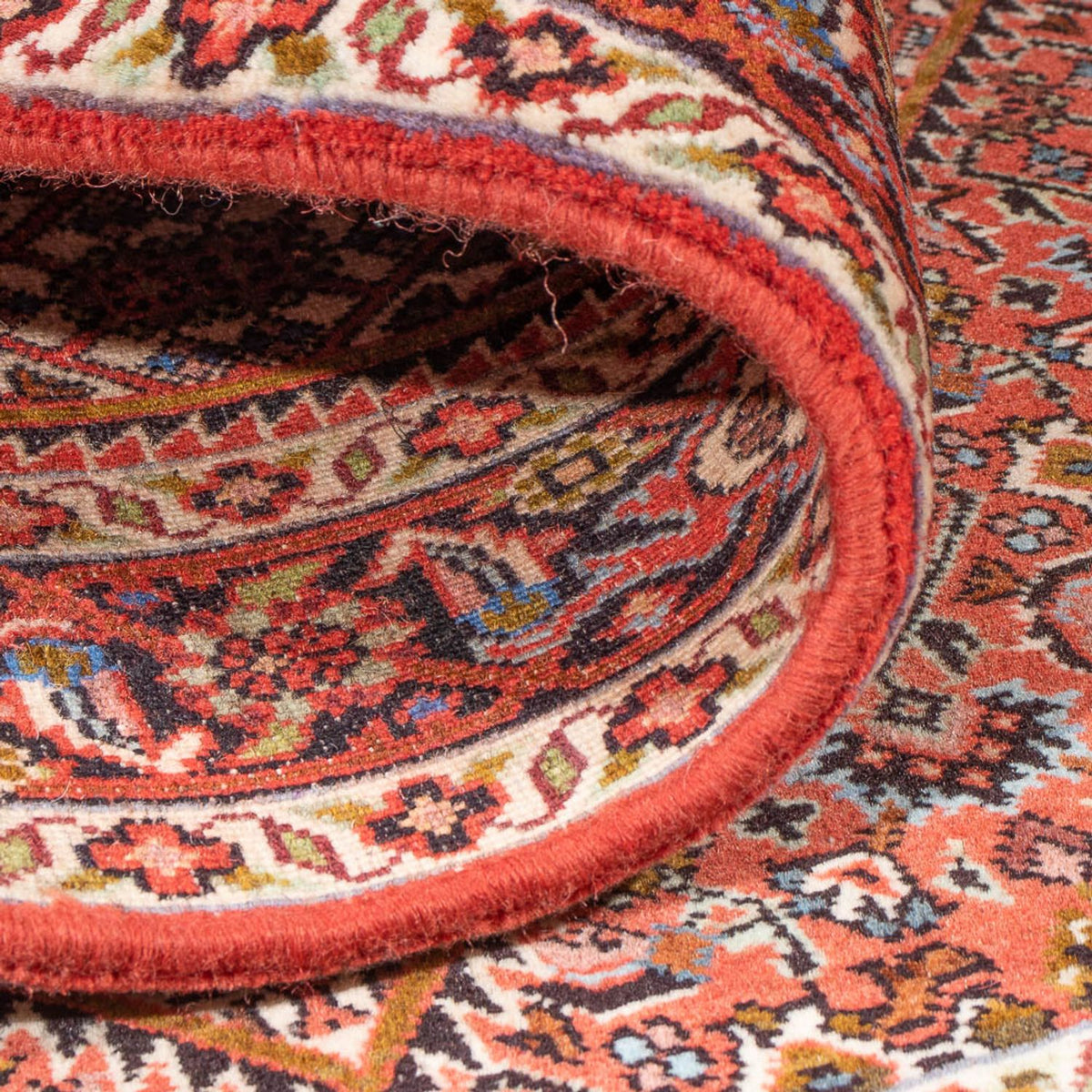 Tapis persan - Bidjar - 135 x 84 cm - rouge