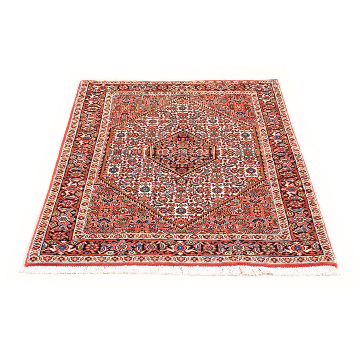 Tapis persan - Bidjar - 135 x 84 cm - rouge