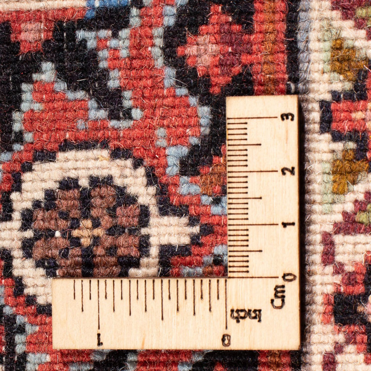 Tapis persan - Bidjar - 135 x 84 cm - rouge