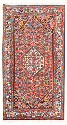 Tapis persan - Bidjar - 144 x 83 cm - rouge