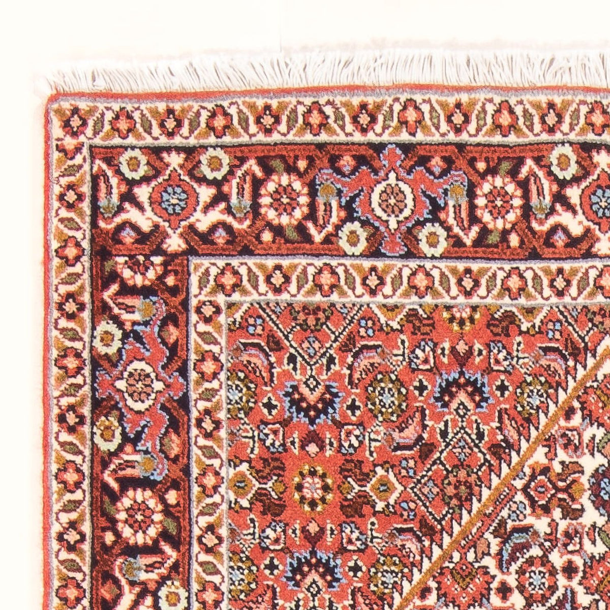 Tapis persan - Bidjar - 137 x 85 cm - rouge