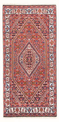 Tapis persan - Bidjar - 152 x 78 cm - rouge