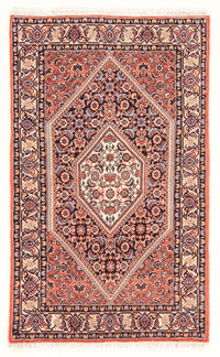 Tapis persan - Bidjar - 136 x 83 cm - bleu foncé