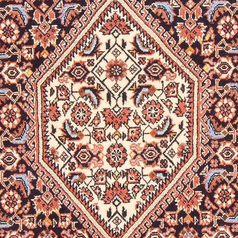 Tapis persan - Bidjar - 136 x 83 cm - bleu foncé