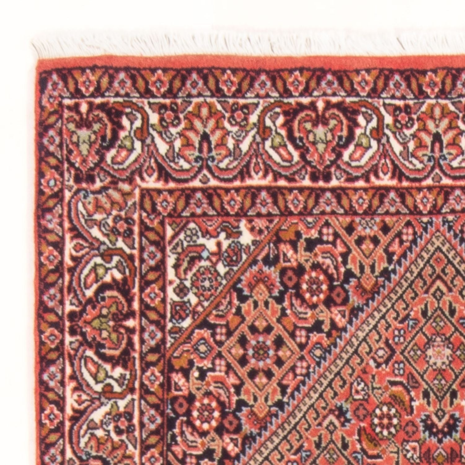 Tapis persan - Bidjar - 132 x 84 cm - rouge