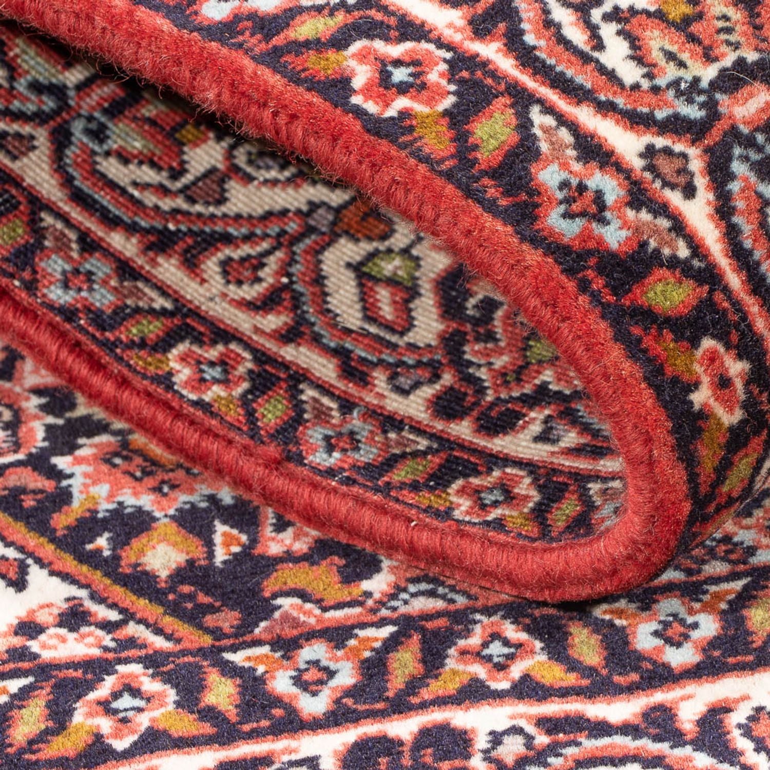Tapis persan - Bidjar - 132 x 84 cm - rouge