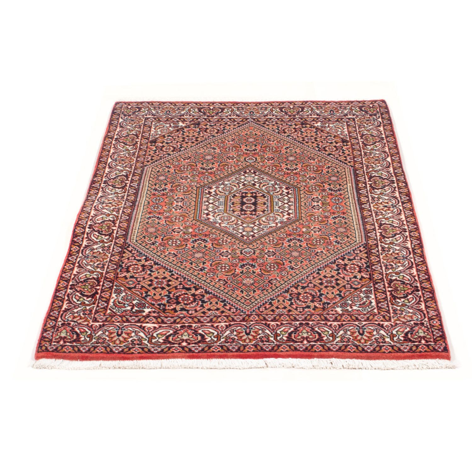 Tapis persan - Bidjar - 132 x 84 cm - rouge