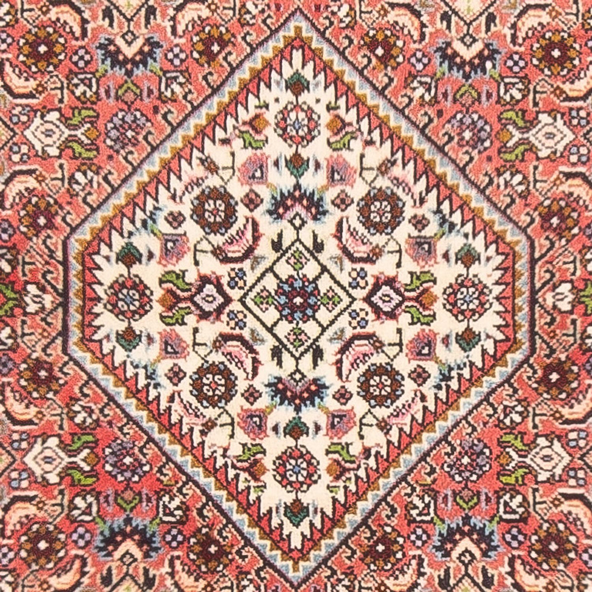 Tapis persan - Bidjar - 140 x 95 cm - rouge