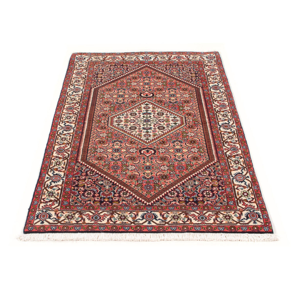 Tapis persan - Bidjar - 140 x 95 cm - rouge