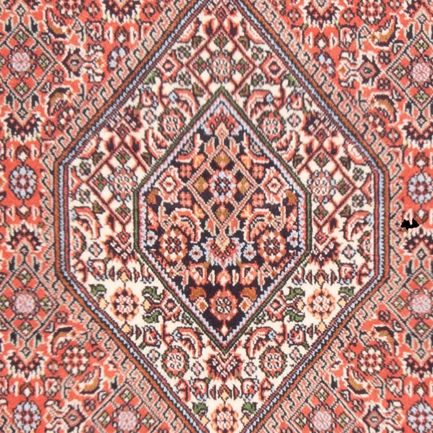 Tapis persan - Bidjar - 140 x 87 cm - rouge